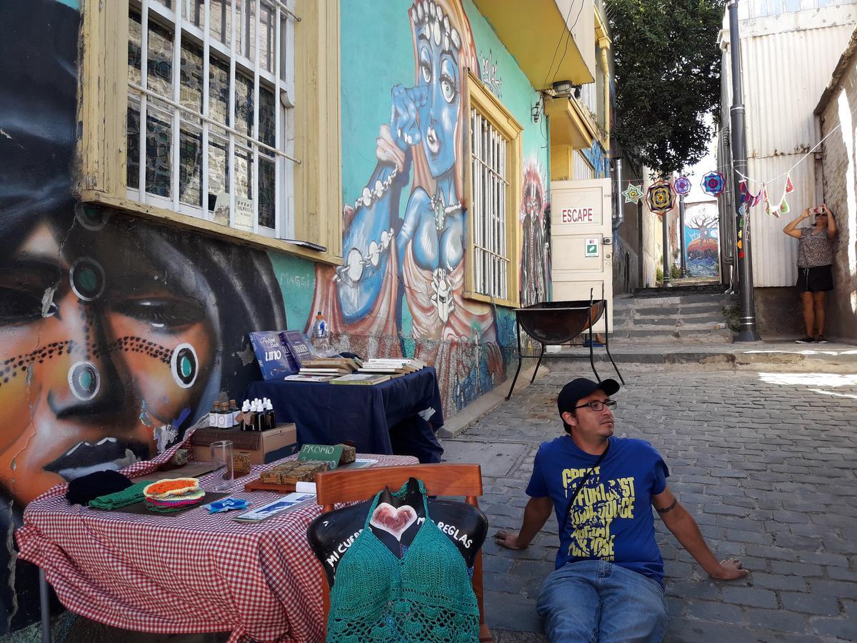 Acuarela Hostel Valparaiso Ngoại thất bức ảnh